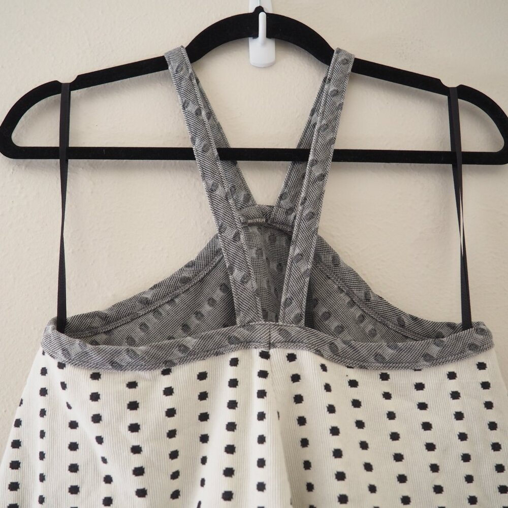 !! Anthropologie Postmark Stamp Dotted Jacquard Halter Sleeveless Tank Top - Picture 8 of 9